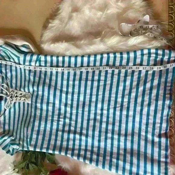 Gap light blue and white nautical dress size small - Picture 7 of 7